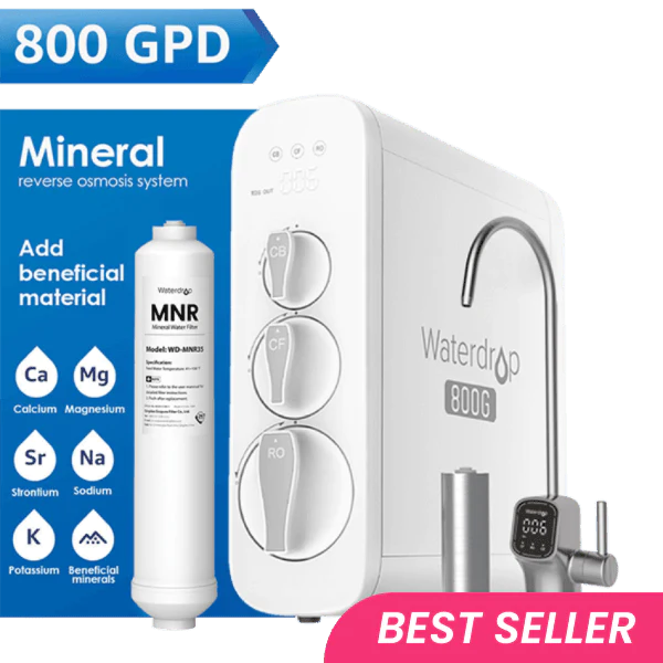 waterdrop g3p800 remineralization reverse osmosis filter